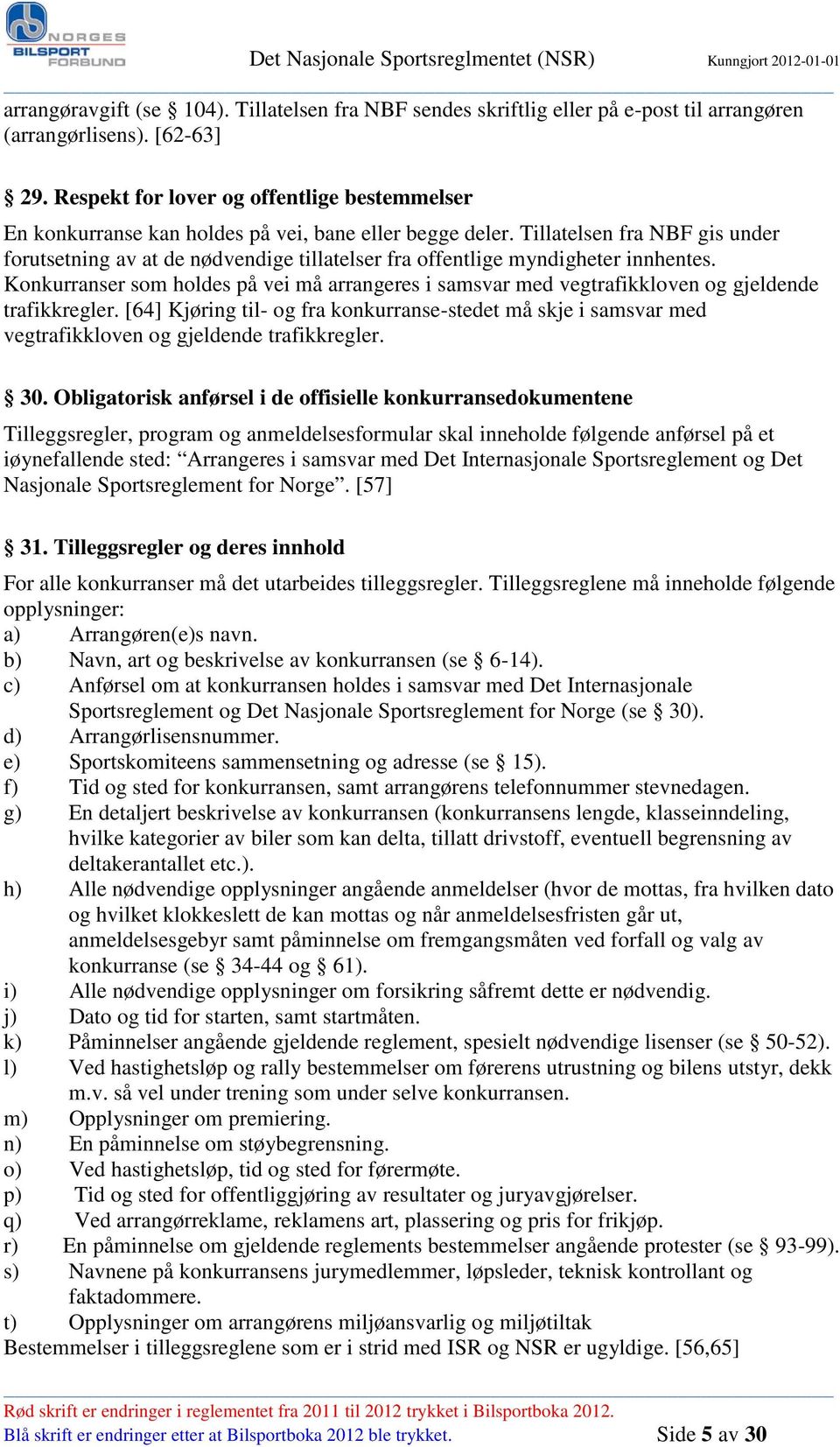 Tillatelsen fra NBF gis under forutsetning av at de nødvendige tillatelser fra offentlige myndigheter innhentes.