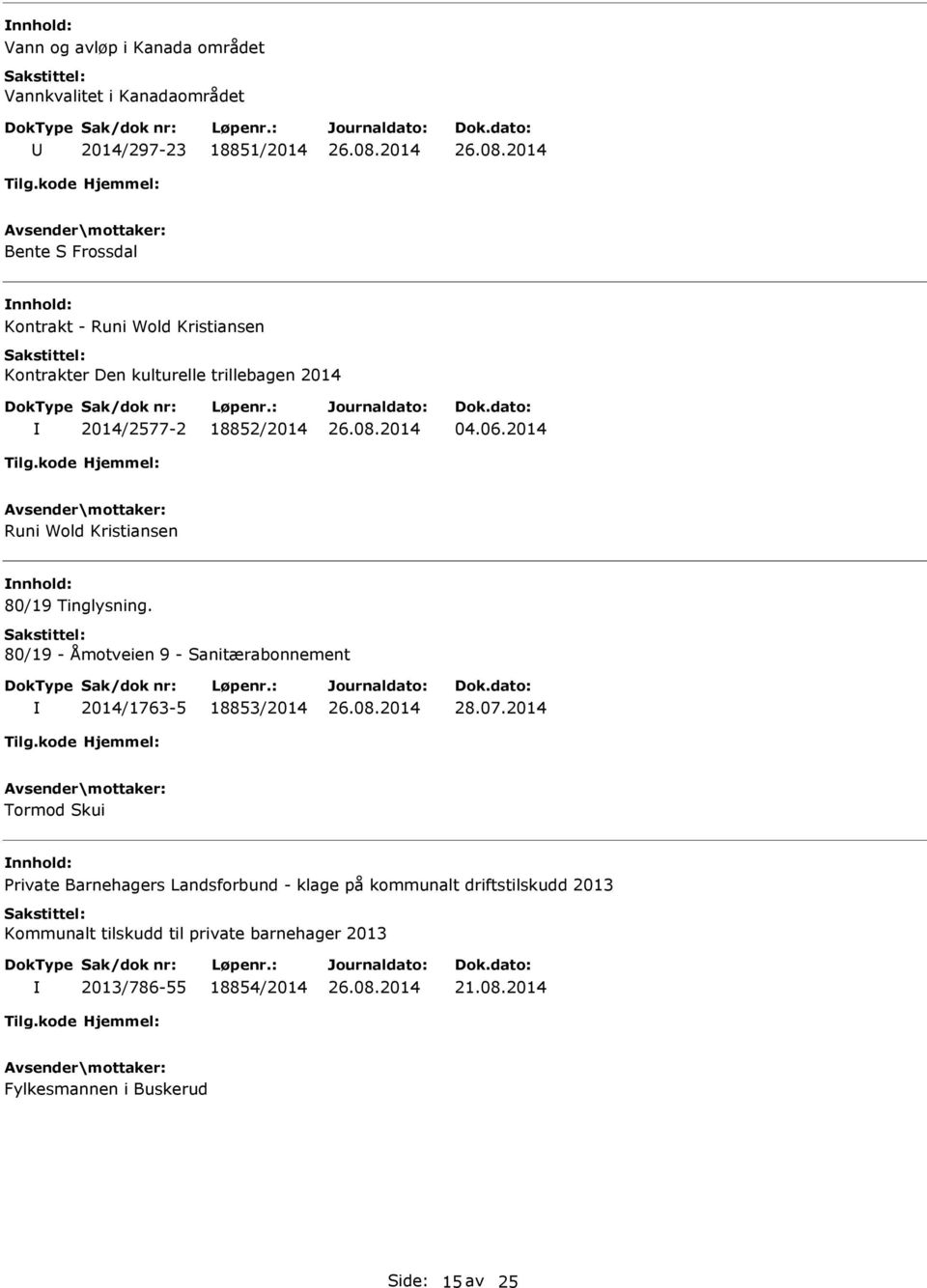 80/19 - Åmotveien 9 - Sanitærabonnement 2014/1763-5 18853/2014 28.07.