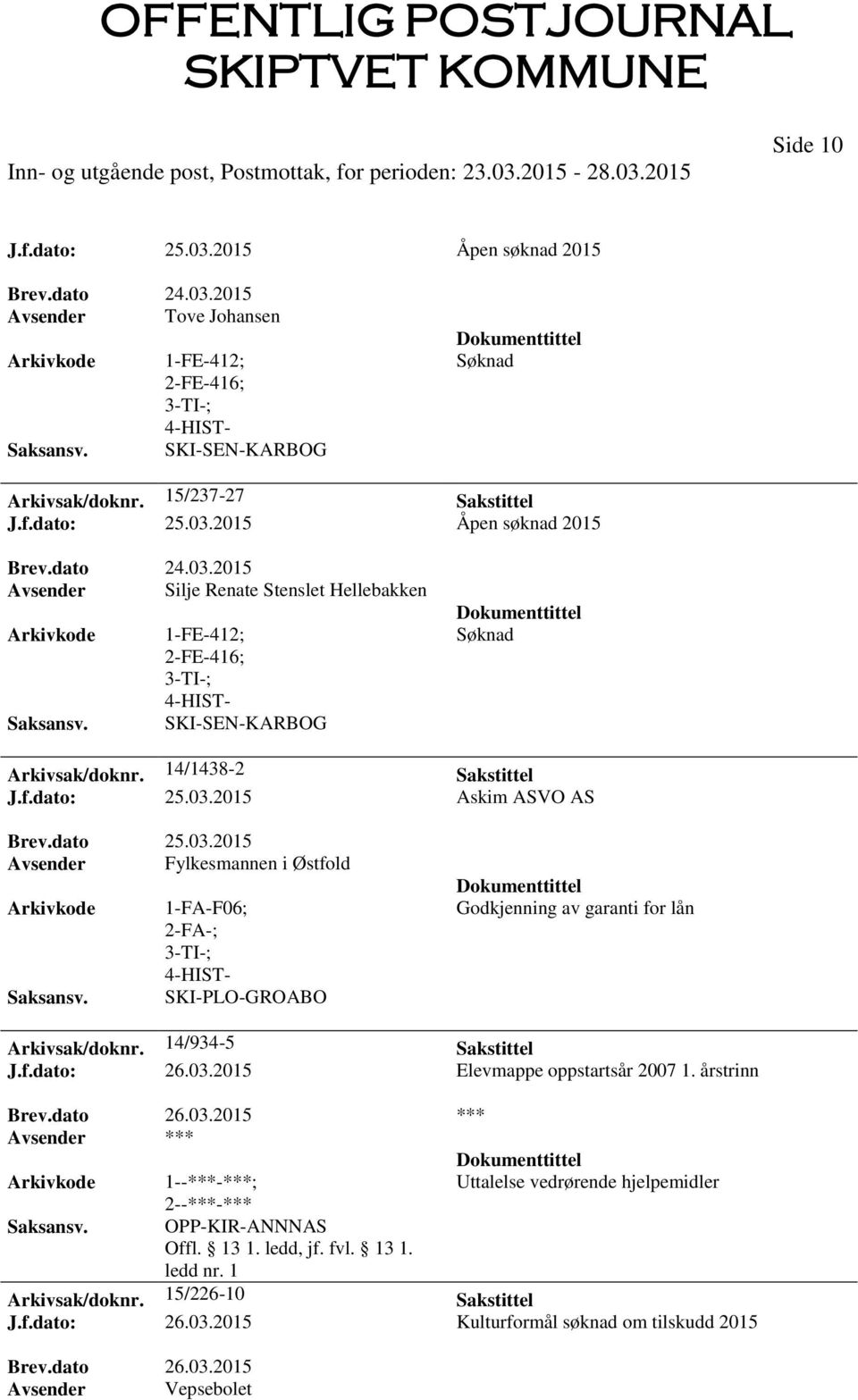 2015 Askim ASVO AS Brev.dato 25.03.