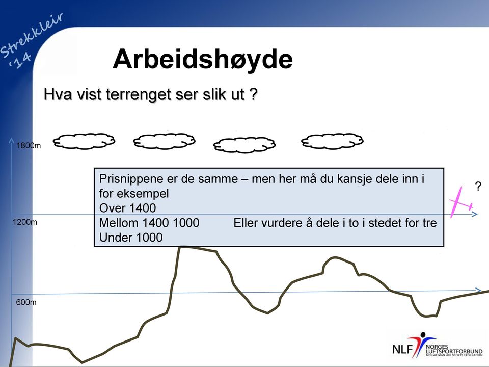 kansje dele inn i for eksempel Over 1400 Mellom 1400