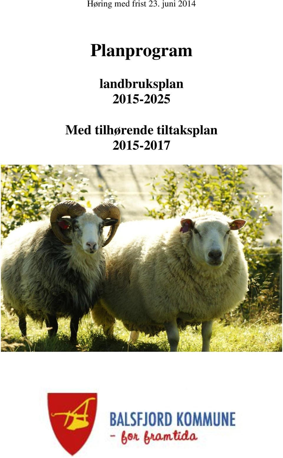 landbruksplan 2015-2025