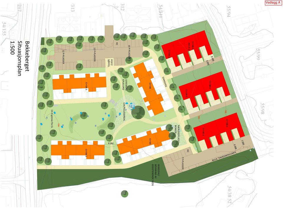 5 HC 7 P- PLASSER NÆRLEKEPLASS/ BENKER 54/311 C+195.