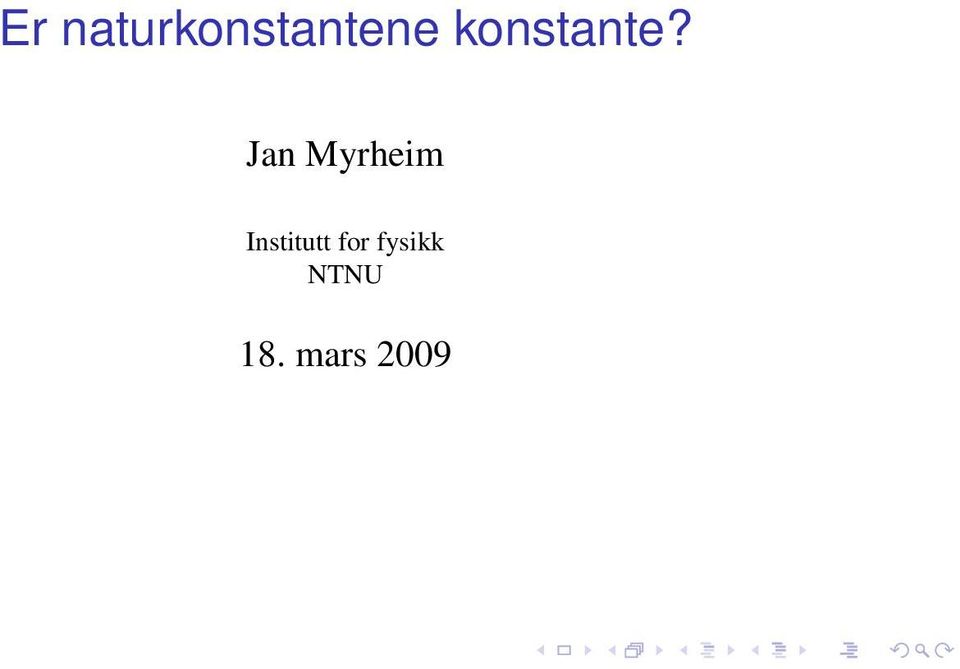 Jan Myrheim