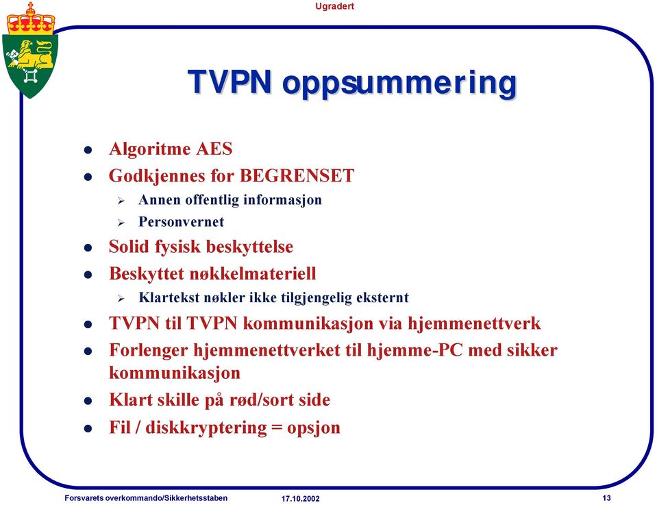 tilgjengelig eksternt TVPN til TVPN kommunikasjon via hjemmenettverk Forlenger