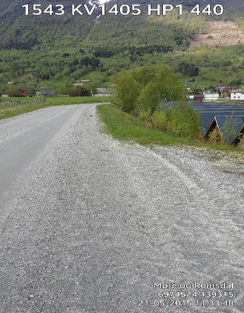 Sted Gauprørvegen Veinummer KV1405 Veistrekklengde 375-435 Priotering/ fareklasse 2/2 Beskrivelse av tiltak