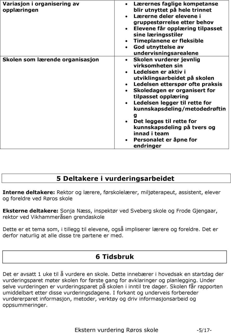 skolen Ledelsen etterspør ofte praksis Skoledagen er organisert for tilpasset opplæring Ledelsen legger til rette for kunnskapsdeling/metodedrøftin g Det legges til rette for kunnskapsdeling på tvers