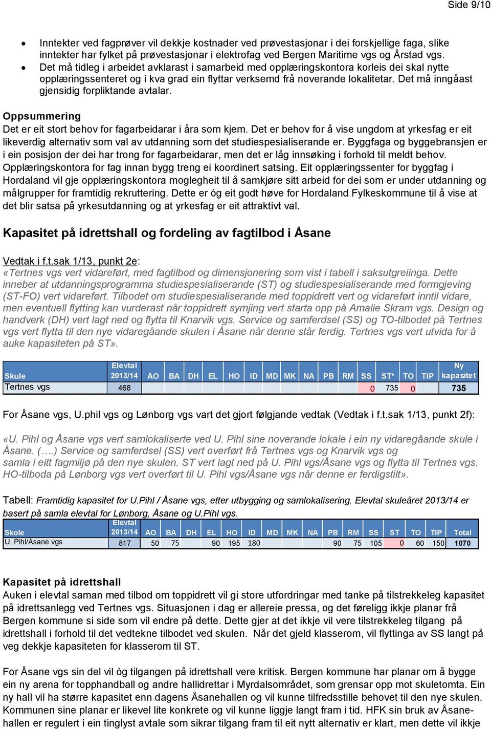 Det må inngåast gjensidig forpliktande avtalar. Oppsummering Det er eit stort behov for fagarbeidarar i åra som kjem.