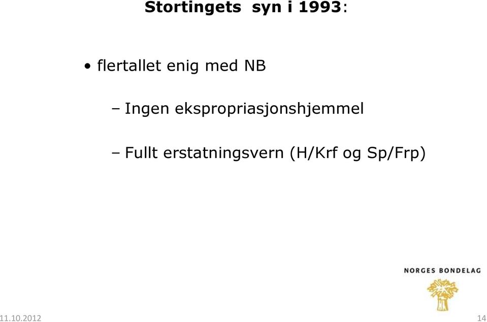 ekspropriasjonshjemmel Fullt