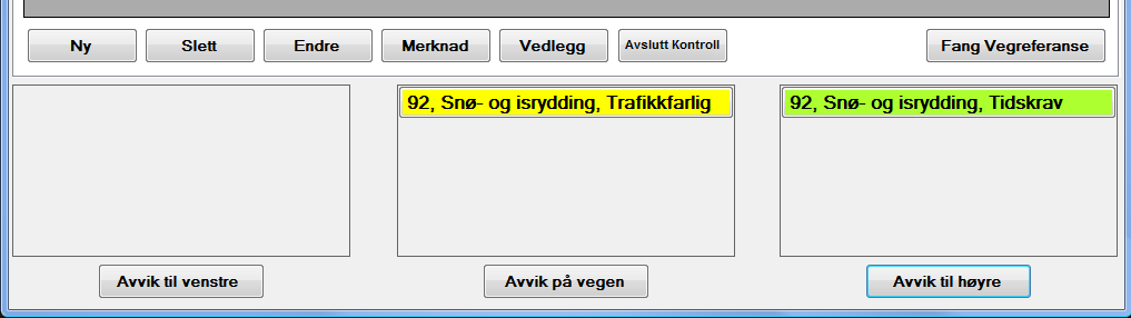 Brukerveiledning ELRAPP 73 ELRAPP Kontroll tar vare på stedfestingen og summert lengde for avvik. Man kan fritt legge til egendefinerte kontroller. Kontrolldata kan eksporteres til Excel[8.9.