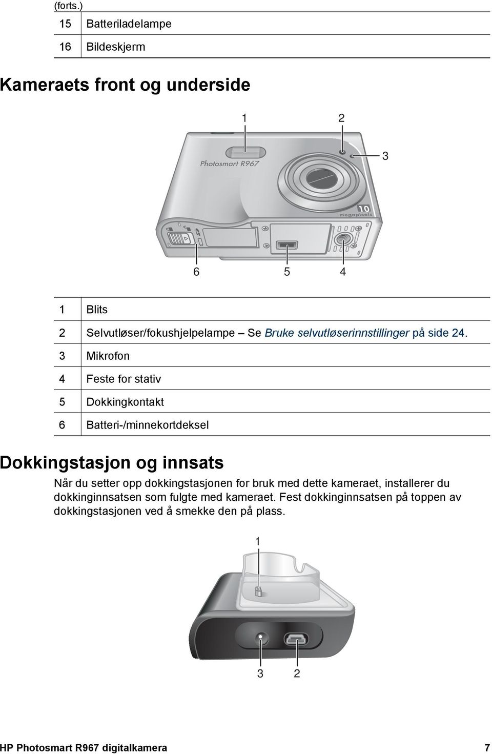 selvutløserinnstillinger på side 24.