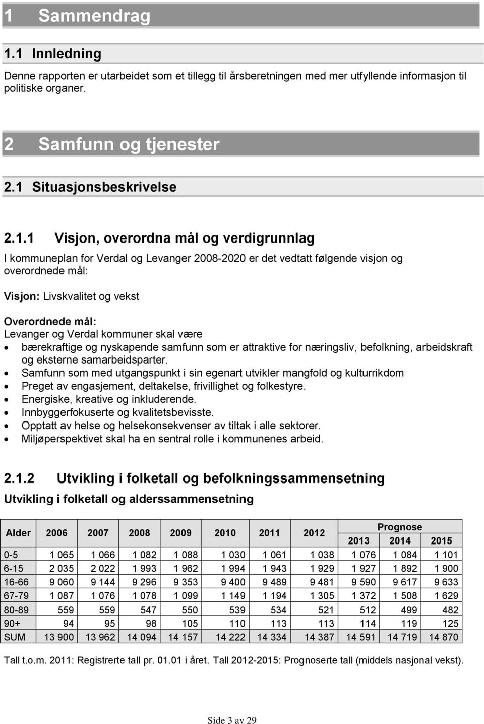 og Verdal kommuner skal være bærekraftige og nyskapende samfunn som er attraktive for næringsliv, befolkning, arbeidskraft og eksterne samarbeidsparter.