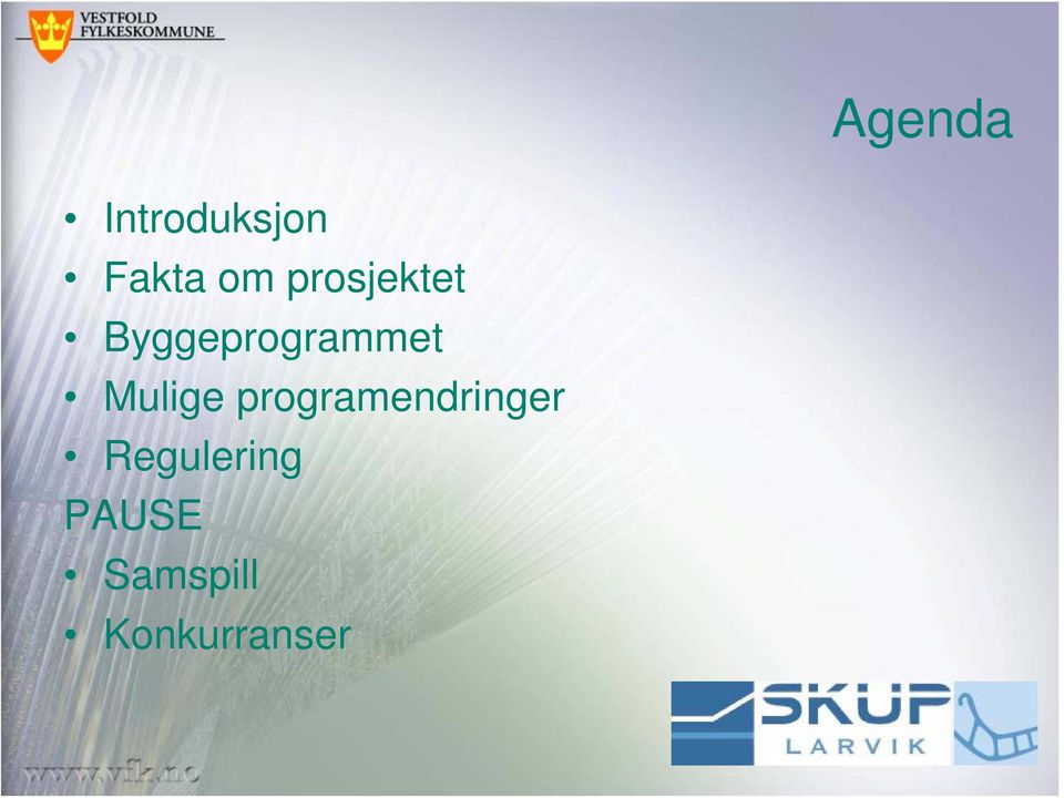 Mulige programendringer