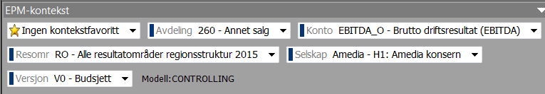 Smarte løsninger Betinget formatering (Excel style) Lokale medlemmer Betinget formatering (BPC style) Formler i Formateringsarkfanen