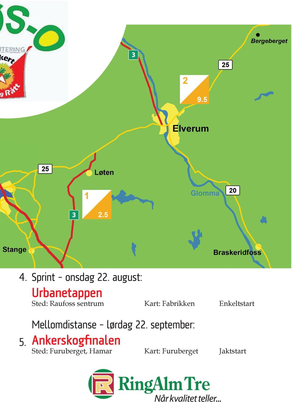 Fabrikken Enkeltstart Mellomdistanse lørdag 22.