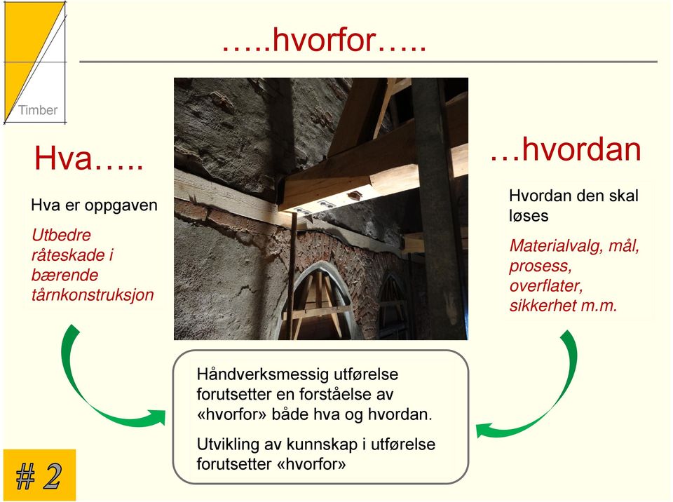 Hvordan den skal løses Materialvalg, må