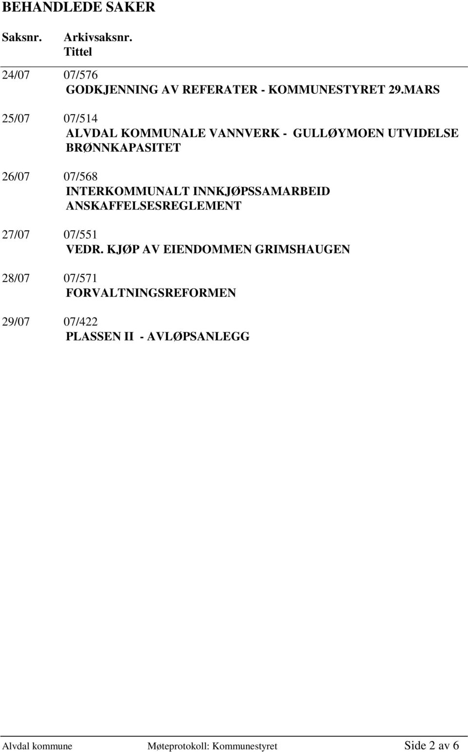 INTERKOMMUNALT INNKJØPSSAMARBEID ANSKAFFELSESREGLEMENT 27/07 07/551 VEDR.