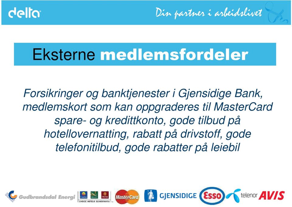 MasterCard spare- og kredittkonto, gode tilbud på