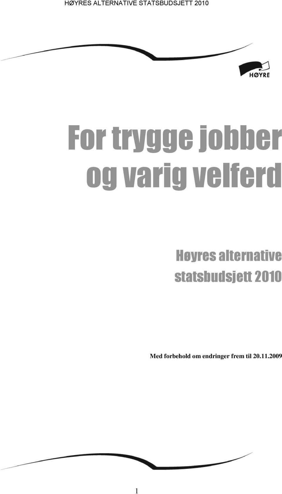 statsbudsjett 2010 Med