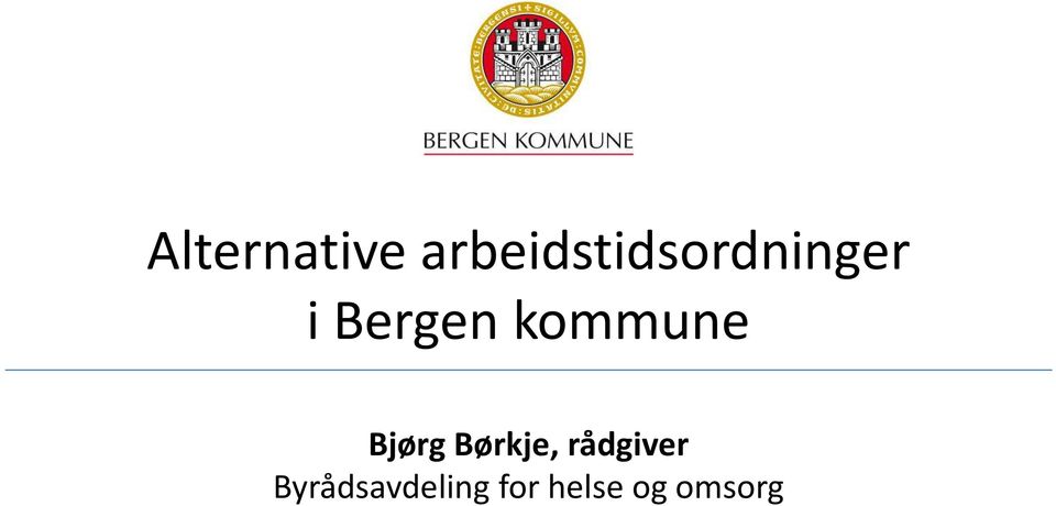 Bergen kommune Bjørg