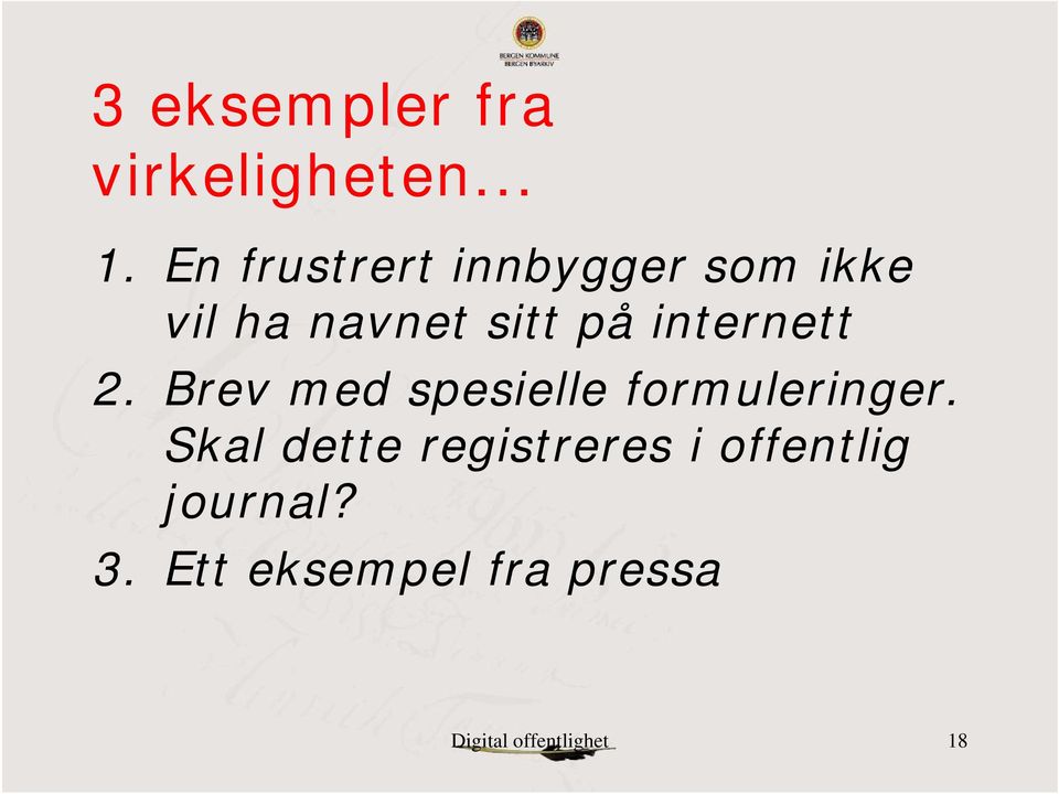 internett 2. Brev med spesielle formuleringer.