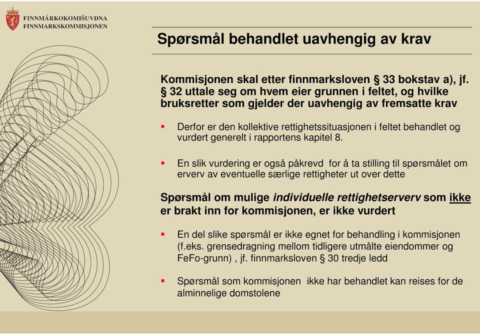 rapportens kapitel 8.