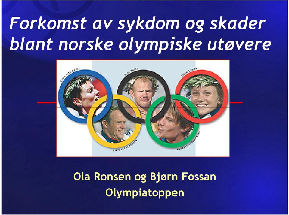 olympiske utøvere Ola