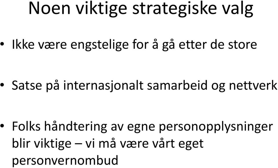 samarbeid og nettverk Folks håndtering av egne