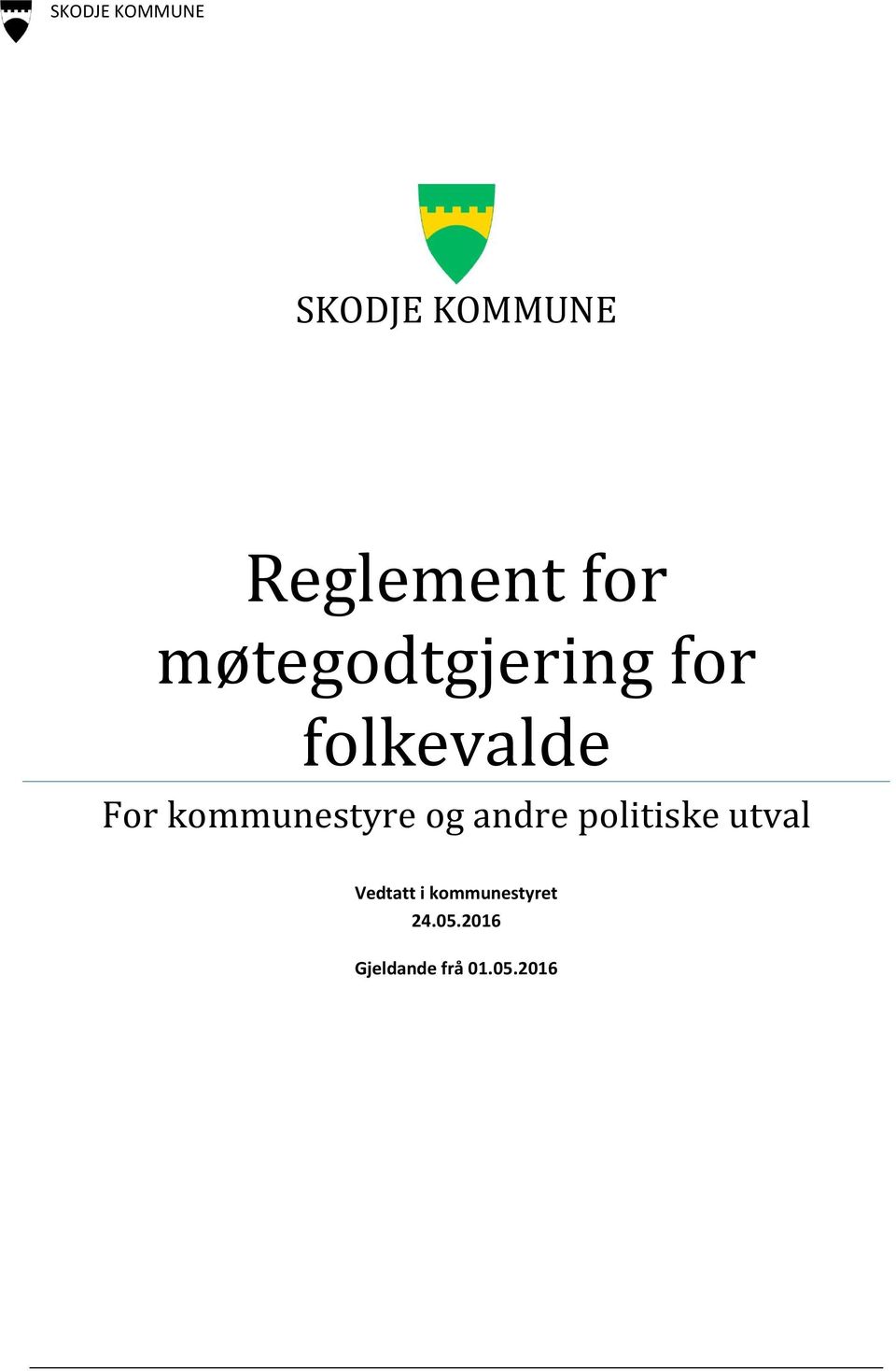 kommunestyre og andre politiske utval