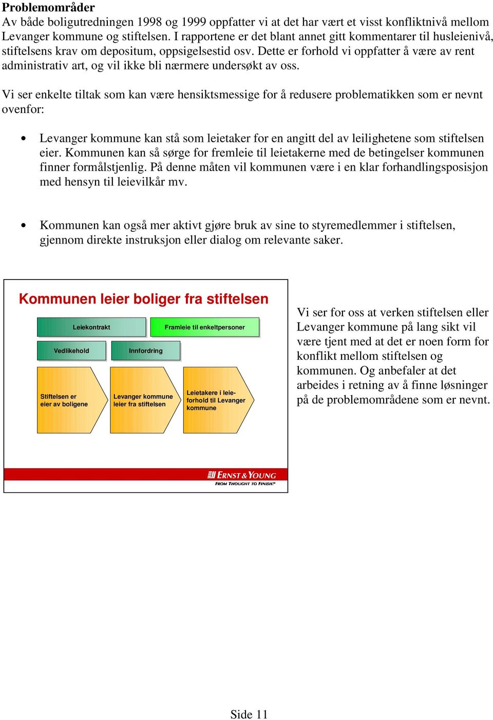 Dette er forhold vi oppfatter å være av rent administrativ art, og vil ikke bli nærmere undersøkt av oss.