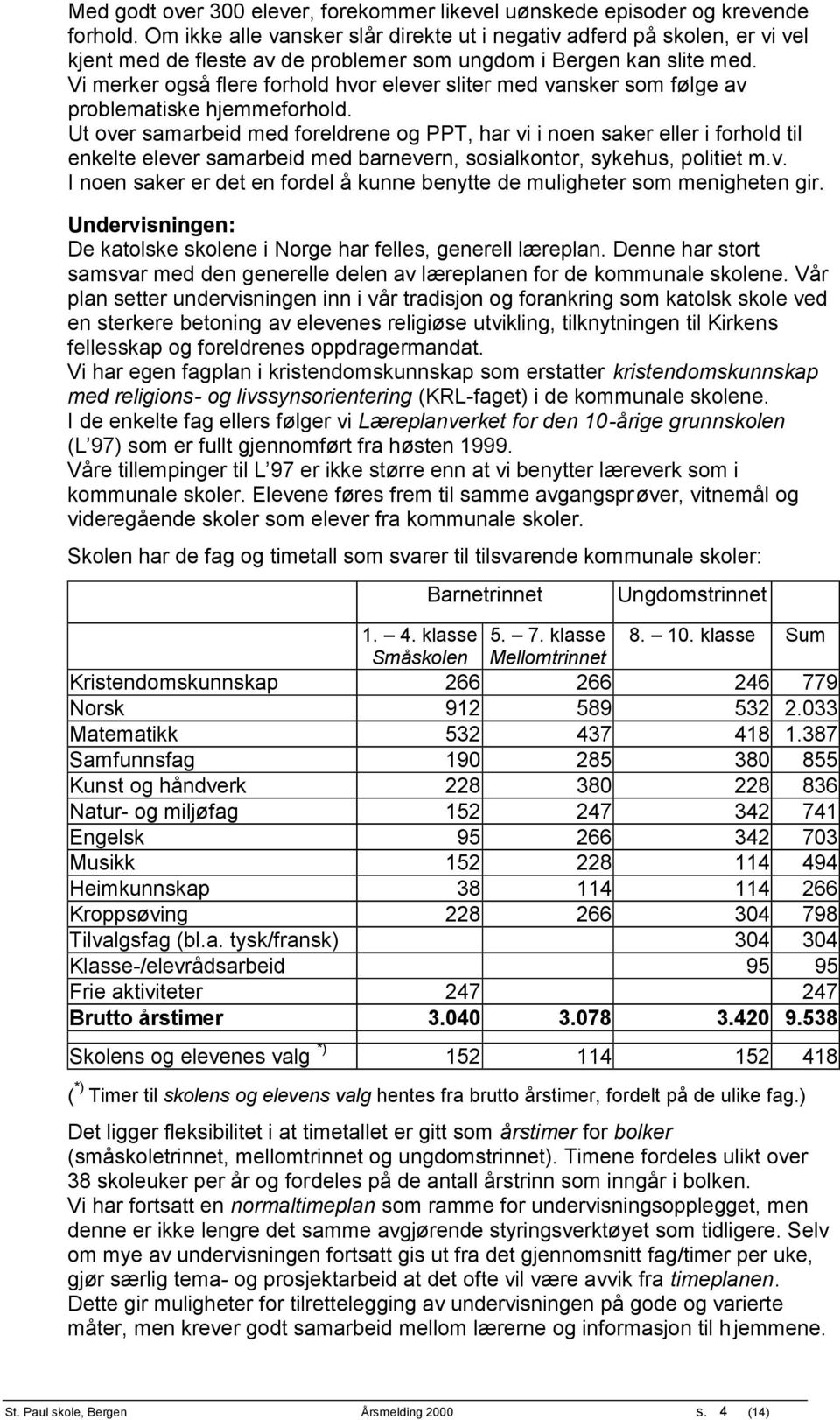 Vi merker også flere forhold hvor elever sliter med vansker som følge av problematiske hjemmeforhold.