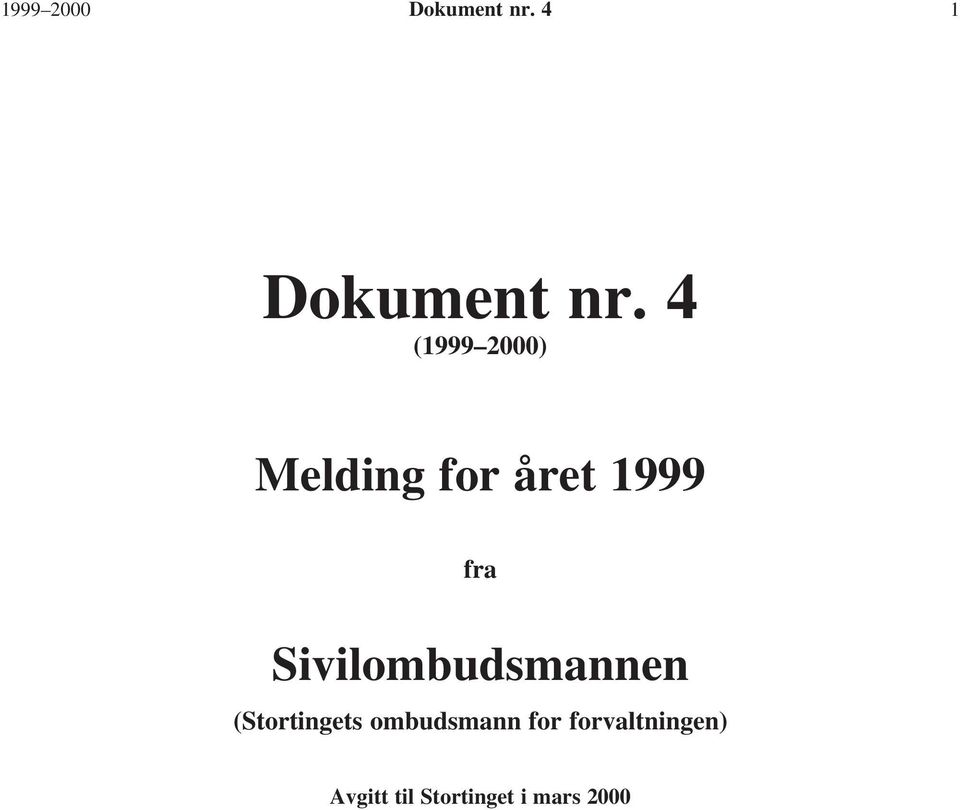 Sivilombudsmannen (Stortingets ombudsmann