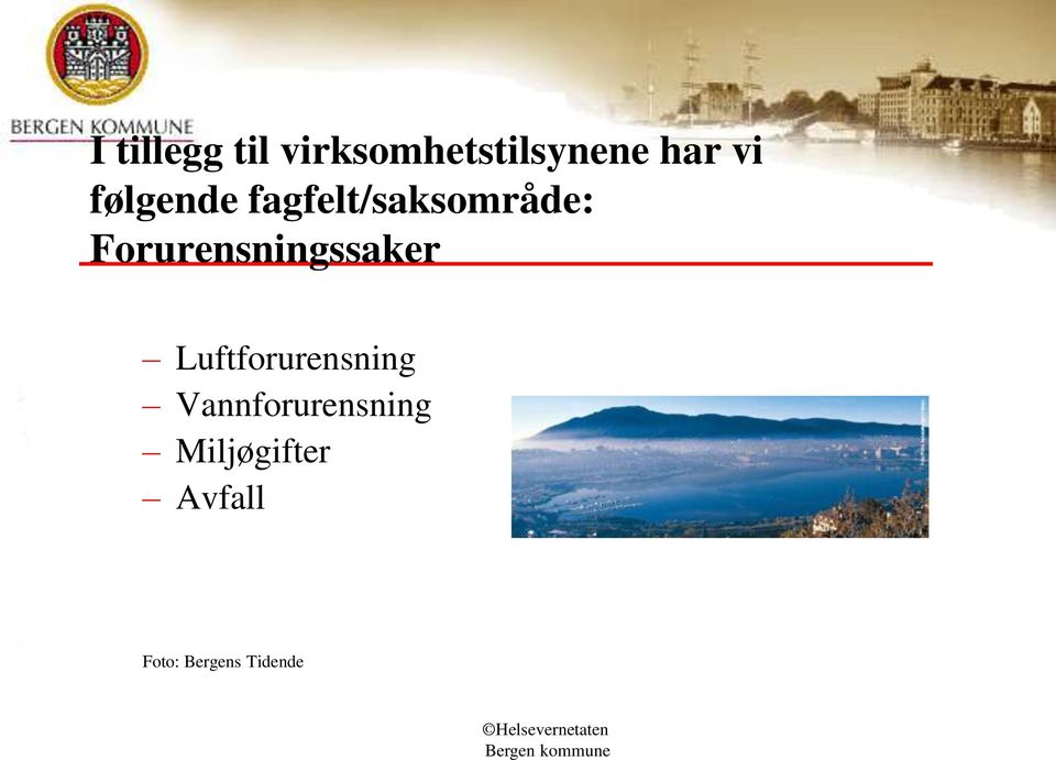 Forurensningssaker Luftforurensning