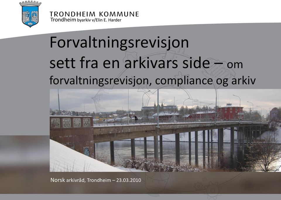 side om forvaltningsrevisjon, compliance og arkiv