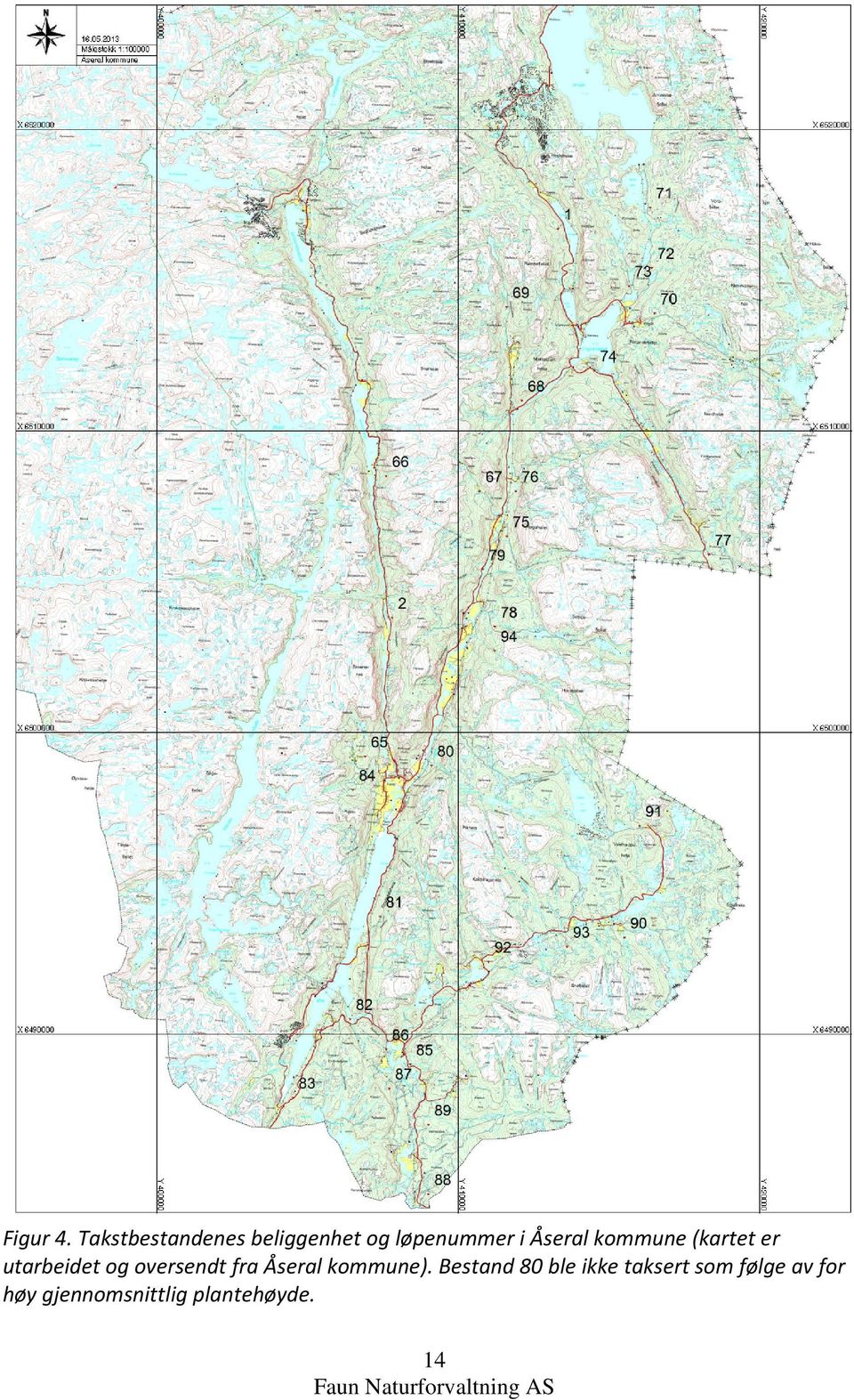 kommune (kartet er utarbeidet og oversendt fra