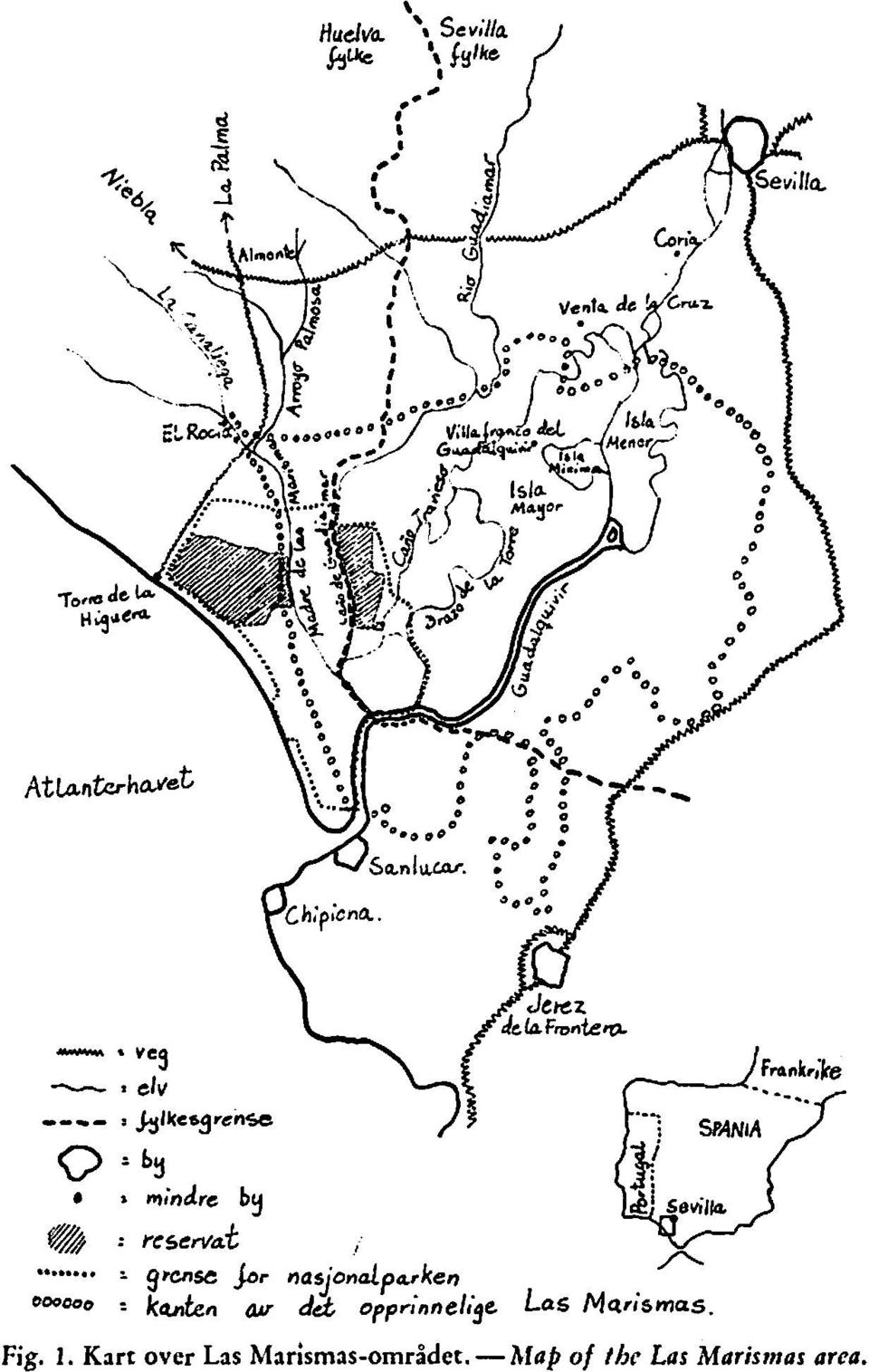 Marismas-området.