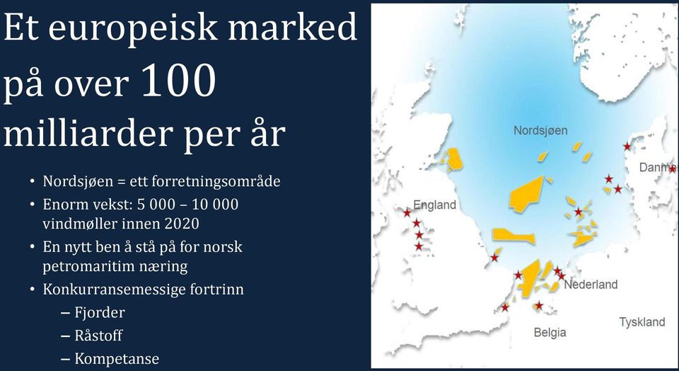 vindmøller innen 2020 En nytt ben å stå på for norsk