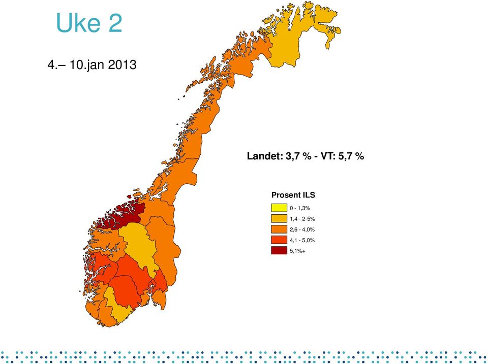 VT: 5,7 % Prosent ILS