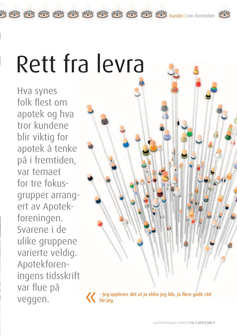 Svarene i de ulike gruppene varierte veldig. Apotekforeningens tidsskrift var flue på veggen.