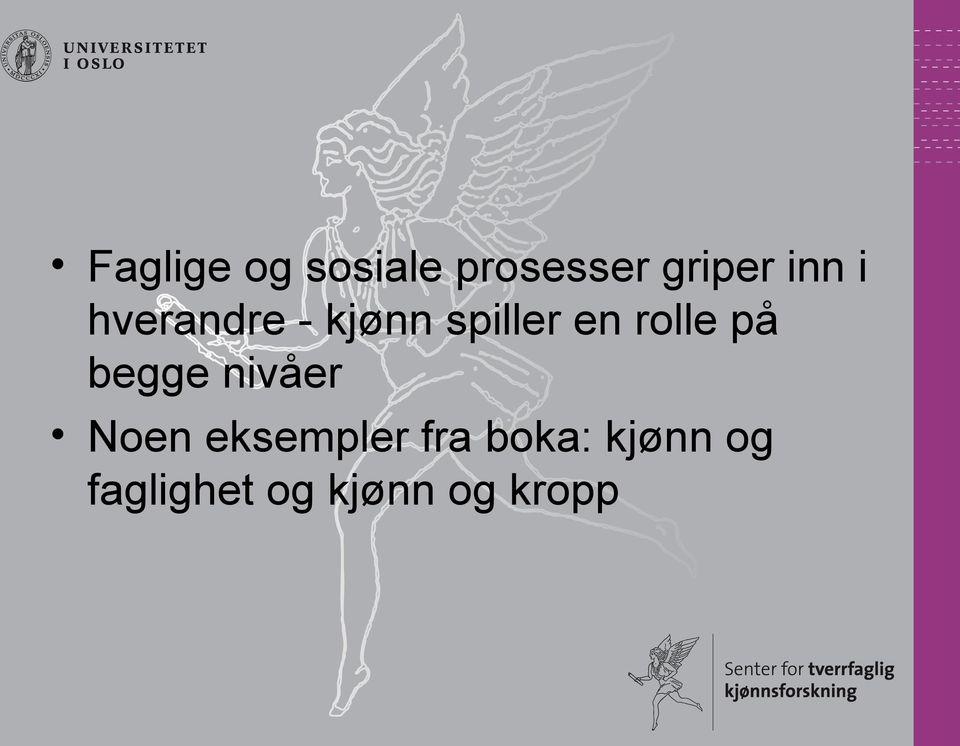 rolle på begge nivåer Noen eksempler