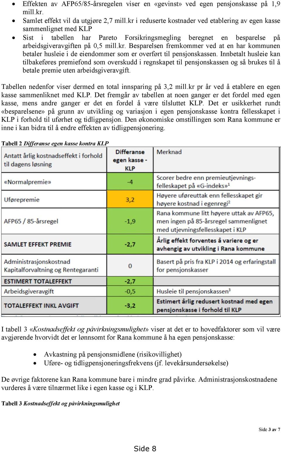 Innbetalt husleie kan tilbakeføres premiefond som overskudd i regnskapet til pensjonskassen og så brukes til å betale premie uten arbeidsgiveravgift.