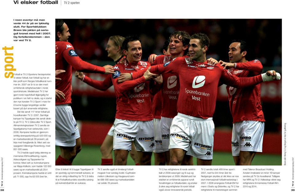 2007 var år to av den mest omfattende rettighetsavtalen i norsk sportshistorie.