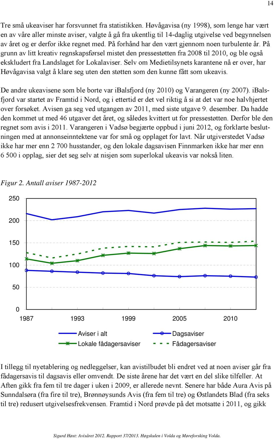 På forhånd har den vært gjennom noen turbulente år. På grunn av litt kreativ regnskapsførsel mistet den pressestøtten fra 2008 til 2010, og ble også ekskludert fra Landslaget for Lokalaviser.