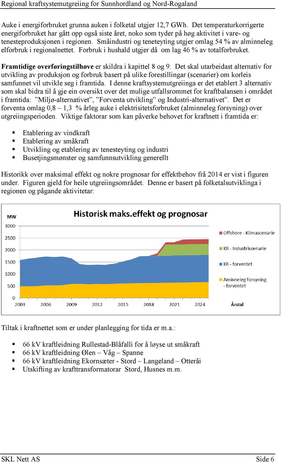 Småindustri og teneteyting utgjer omlag 54 % av alminneleg elforbruk i regionalnettet. Forbruk i hushald utgjer då om lag 46 % av totalforbruket.