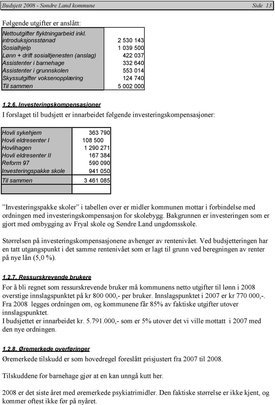 740 Til sammen 5 002 000 1.2.6.