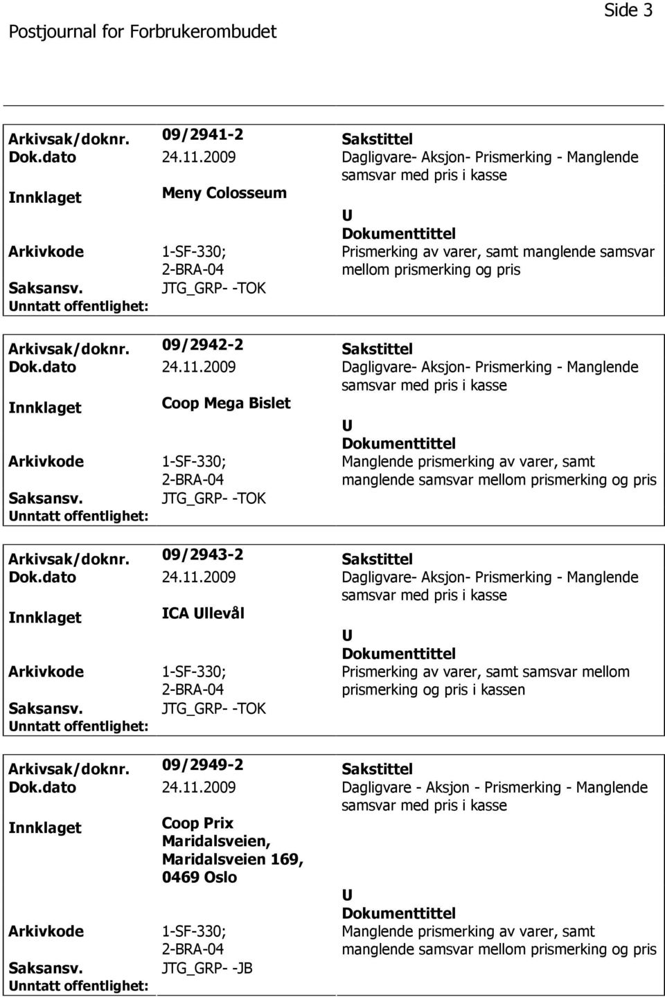 09/2942-2 Sakstittel Dok.dato 24.11.