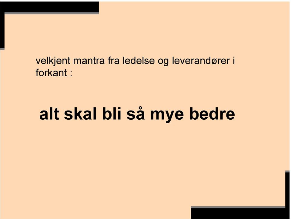 leverandører i