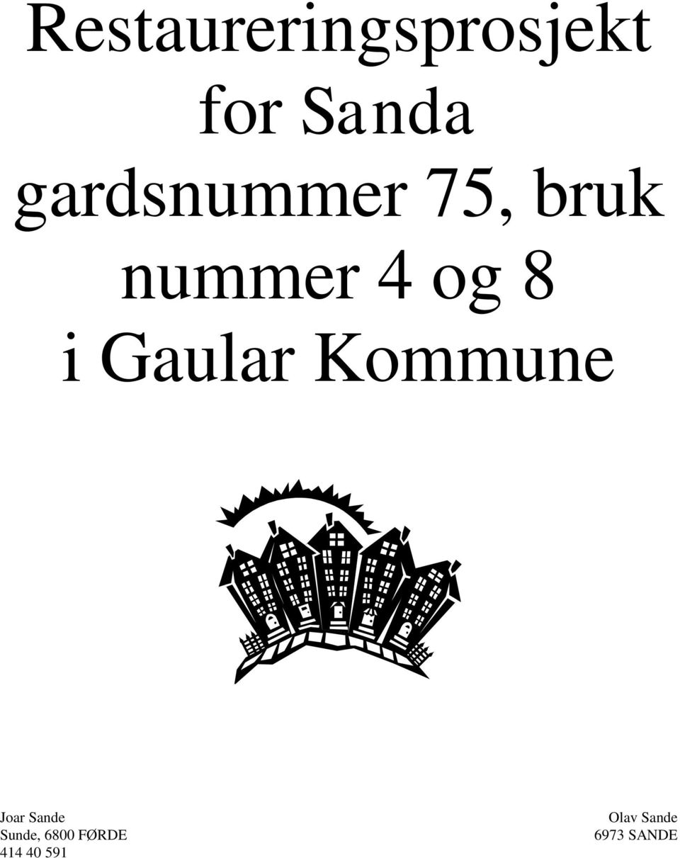 Gaular Kommune Joar Sande Sunde,