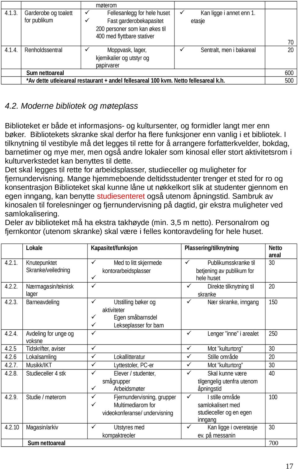 Bibliotekets skranke skal derfor ha flere funksjoner enn vanlig i et bibliotek.