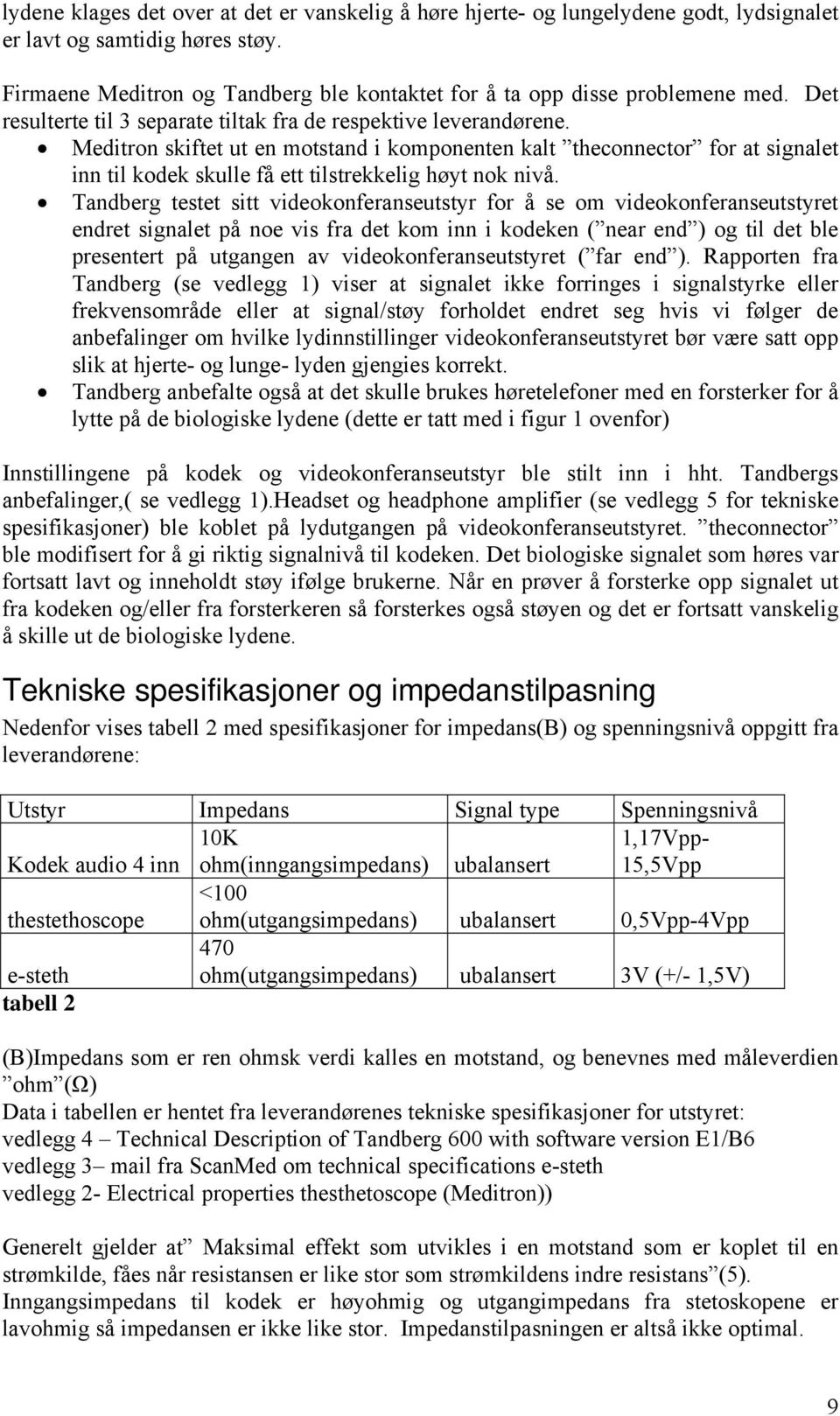 Meditron skiftet ut en motstand i komponenten kalt theconnector for at signalet inn til kodek skulle få ett tilstrekkelig høyt nok nivå.