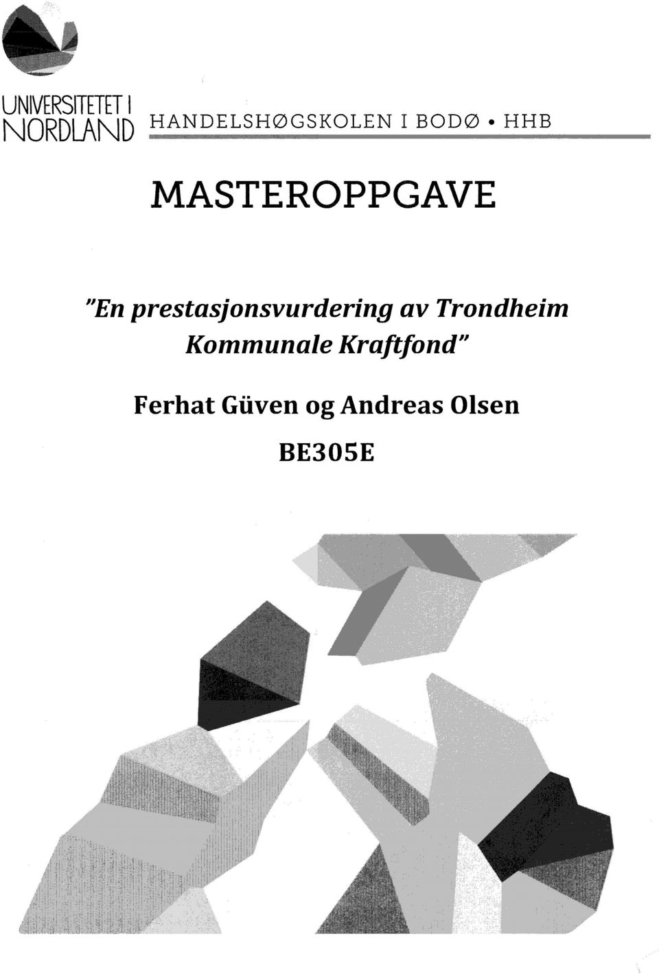 MASTEROPPGAVE "En prestasjonsvurdering